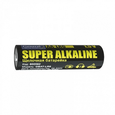 Фотография товара 'General lamp 800592 Батарейка GBAT-LR6 AA щелочная'