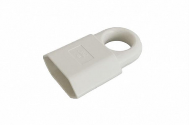 Фотография товара 'General lamp 470514 Розетка разборная GRV-S-10-FE-W-IP20 плоская с ушком, б/з'