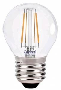 Фотография товара 'General lamp 648000 Светодиодная LED лампа шар P45 E27(е27) 7W GLDEN-G45S-7-230-E27-2700'