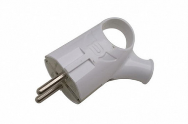 Фотография товара 'General lamp 470512 Вилка разборная GRV-P-16-СE-G-W-IP20 угловая с ушком'