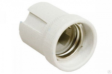 Фотография товара 'General lamp 474007 Патрон электрический GLH-E27-CER-H-W подвесной без кольца'