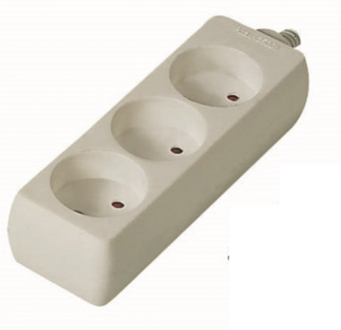 Фотография товара 'General lamp 470017 Розеточная колодка GSB-16-3-IP20, 16А'