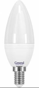 Фотография товара 'General lamp 638400 Светодиодная LED лампа Свеча C37 E14 8W GLDEN-CF-8-230-E14-6500'