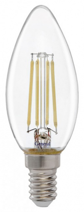 Фотография товара 'General lamp 649908 Светодиодная лампа свеча E14 10W GLDEN-CS-10-230-E14-6500'