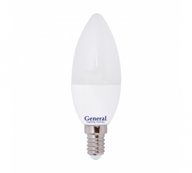 Фотография товара 'General lamp 637900 Светодиодная лампа Свеча CF-7W-E14-2700K'