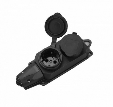 Фотография товара 'General lamp 470027 Розеточная колодка GSB-16-2-G-IP44, 16А'