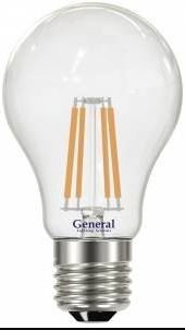Фотография товара 'General lamp 649300 Светодиодная LED лампа ЛОН A60 E27 10W GLDEN-A60S-10-230-E27-6500'