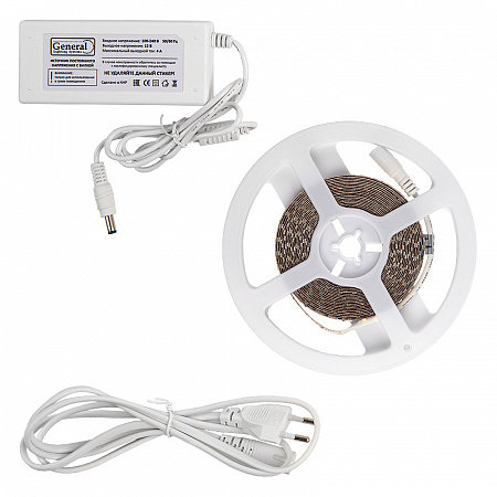 Фотография товара 'General lamp 501422 Комплект GLS-2835-120-9.6-12-IP20-PRO-6-5-KIT'