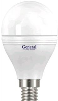 Фотография товара 'General lamp 660192 Лампа светодиодная GLDEN-G45F-B-7-230-E14-6500'