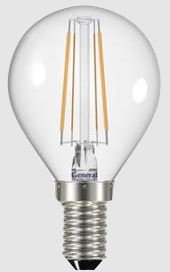 Фотография товара 'General lamp 649978 Светодиодная LED лампа Шар P45 E14 8W GLDEN-G45S-8-230-E14-4500'