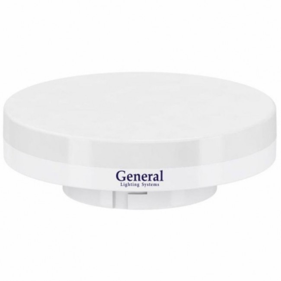 Фотография товара 'General lamp 661166 Светодиодная лампа GX53 8W 6500K 75х27 GLDEN-10GX53-8-230-GX53-650'