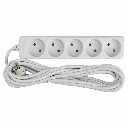 Фотография товара 'General lamp 470033 Удлинитель бытовой GES-10-2x075-5-5m, б/з, б/в, 1/20'