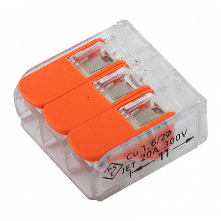 Фотография товара 'General lamp 800493 GTER4-03 Клемма универсальная монтажная 3-проводная'