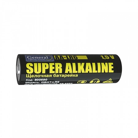 Фотография товара 'General lamp 800590 Батарейка GBAT-LR6 AA щелочная'